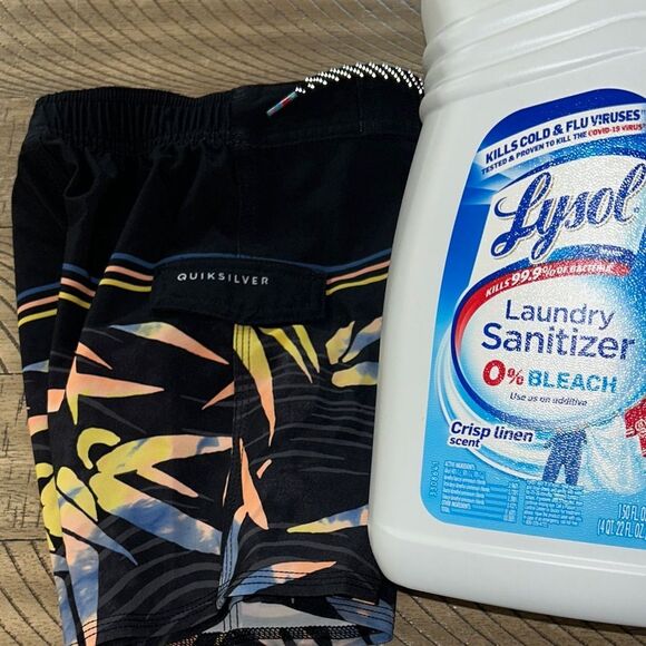 Quiksilver Swim 🏊 Board Shorts 🩳 🏄🏼‍♂️ Shorts Pocket Waist pulls - Picture 15 of 16